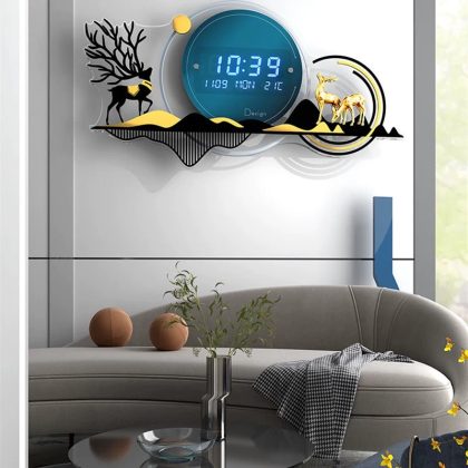 Light Luxury Art Simple Creative Decoration Wall Clock